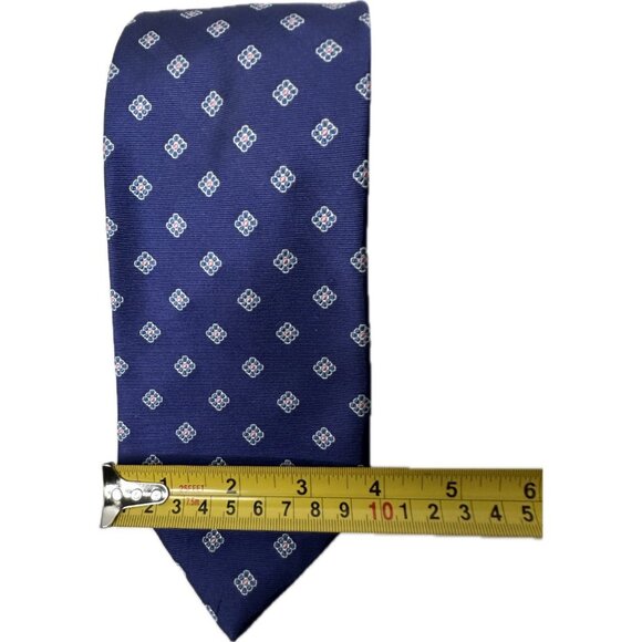 Brooks Brothers Silk Floral Tie Blue NWT 58” W 3.85 - Picture 3 of 9